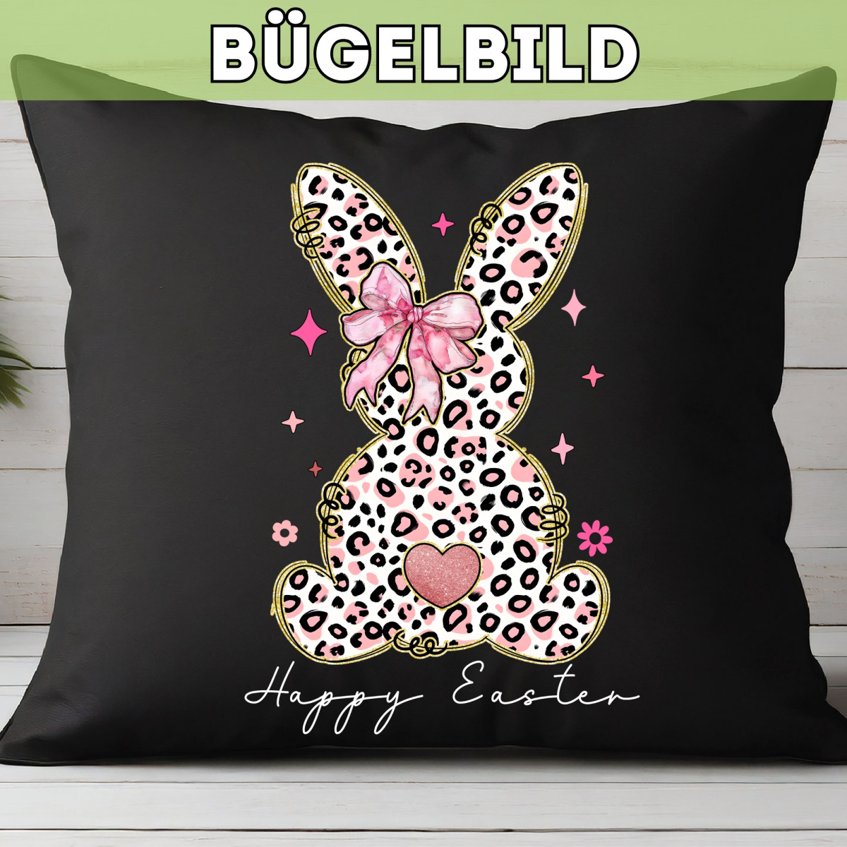Bügelbild Leo Bunny